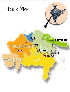 india-nepal-tourmap