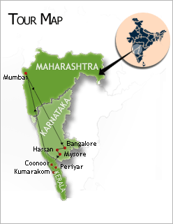 south-india-tourmap